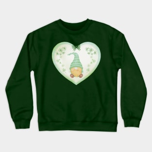 Irish Heart Gnome Crewneck Sweatshirt